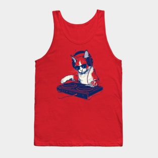 DJ Cat Tank Top